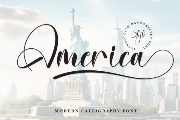 America: The Modern Calligraphy Font for Timeless Elegance