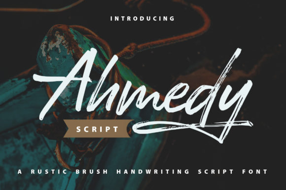Discover the Charm of Ahmedy Rustic Brush Handwriting Script
