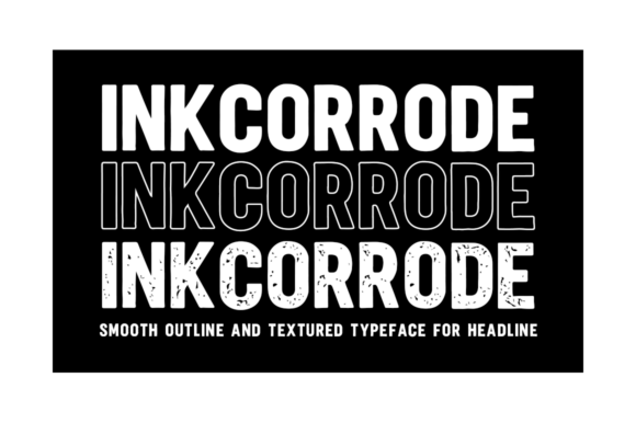 Inkcorrode: Crafting Bold Visuals with Gritty Character