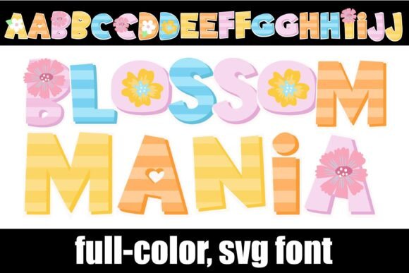 Let Your Designs Bloom: The Blossom Mania Typeface