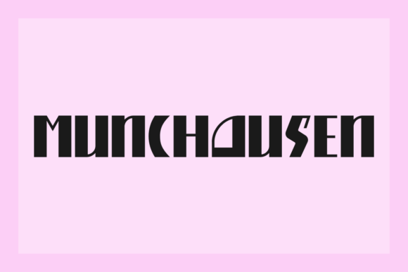 Munchausen: The Retro Sans Serif with Modern Appeal