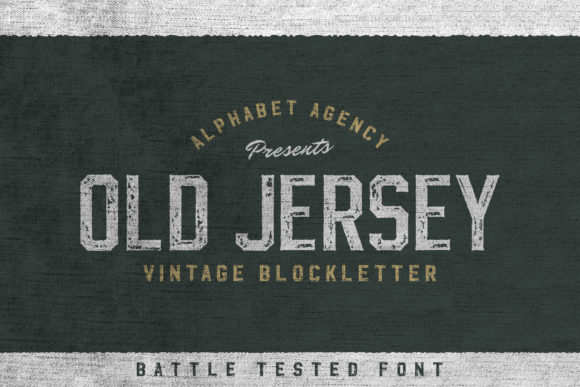Old Jersey: A Vintage Font with Modern Versatility