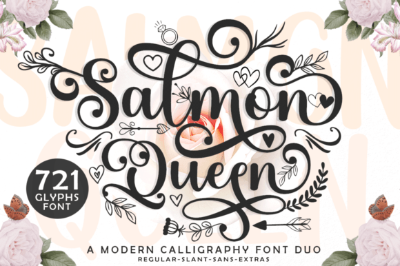 Salmon Queen Duo: A Modern Typeface for Brand Storytelling