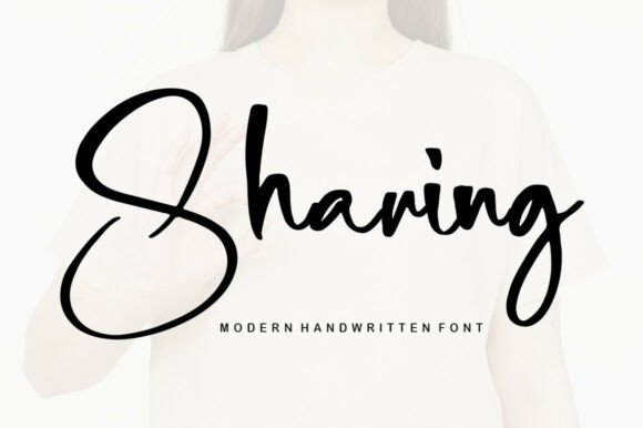 Sharing: A Modern Script Font with Timeless Appeal