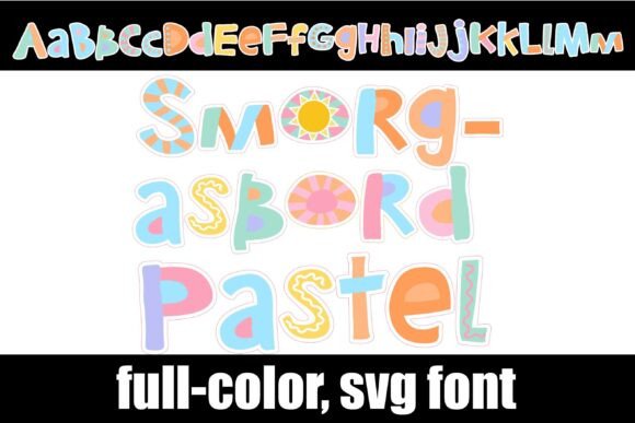 Smorgasbord Pastel: A Feast of Eclectic, Handcrafted Typography