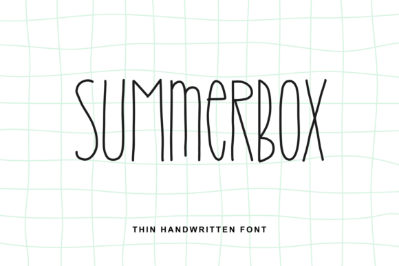 Summerbox: The Handwritten Font with a Modern Twist