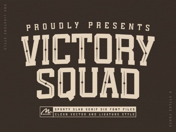 Victory Squad: The Bold Typeface for Athletic Branding